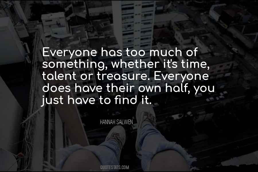 Quotes About Treasure Time #1682094