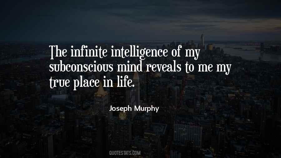 Quotes About Infinite Intelligence #1317007