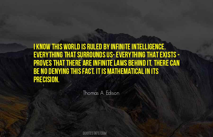 Quotes About Infinite Intelligence #625968