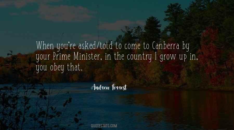 Quotes About Canberra #1083042