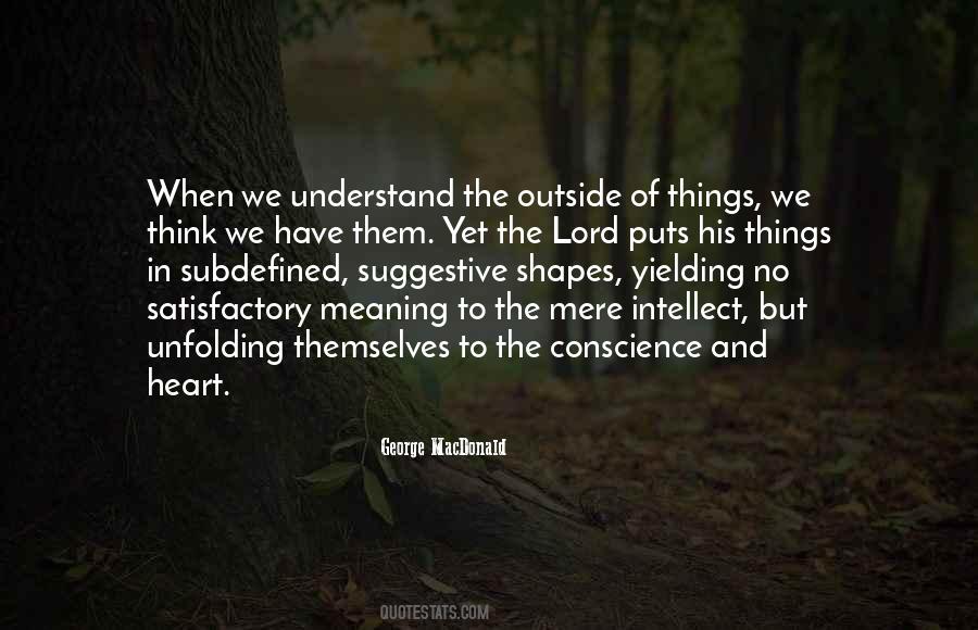 Meaning Of Things Quotes #15787