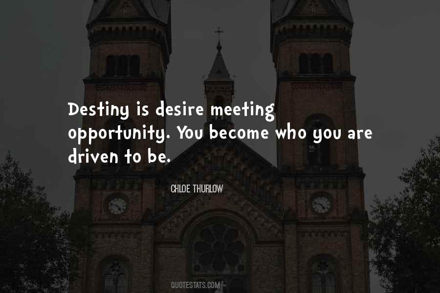 Quotes About Meeting Your Destiny #1189090