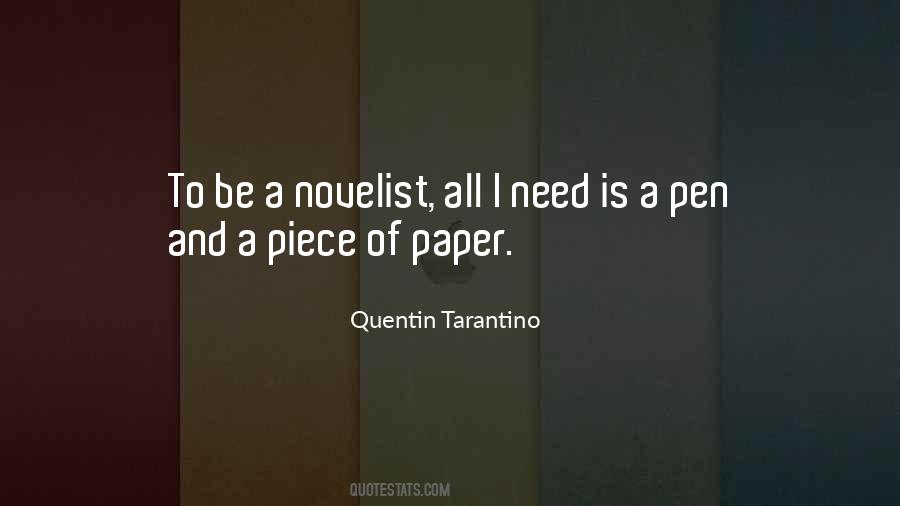 Quotes About Paper And Pen #1378924