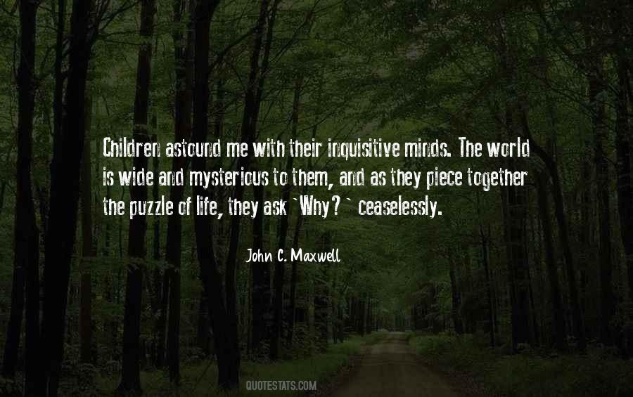 Life Is Mysterious Quotes #1336931
