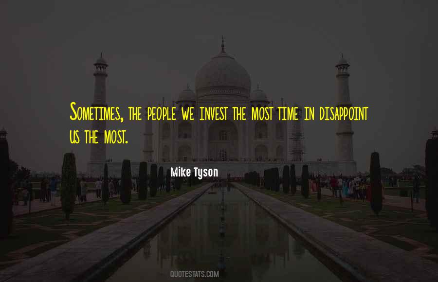 People Disappoint Quotes #1222585