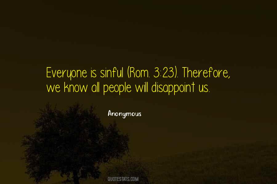 People Disappoint Quotes #1348125