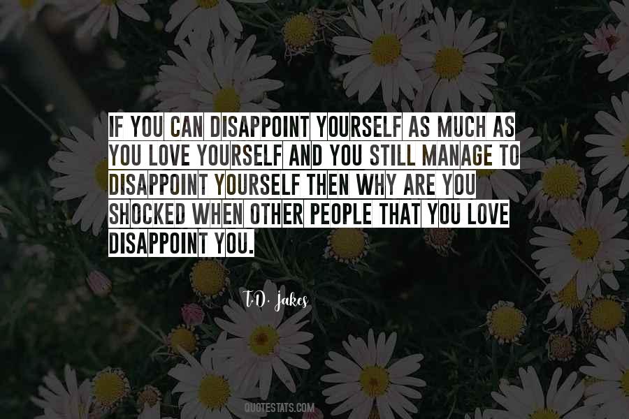 People Disappoint Quotes #1874332