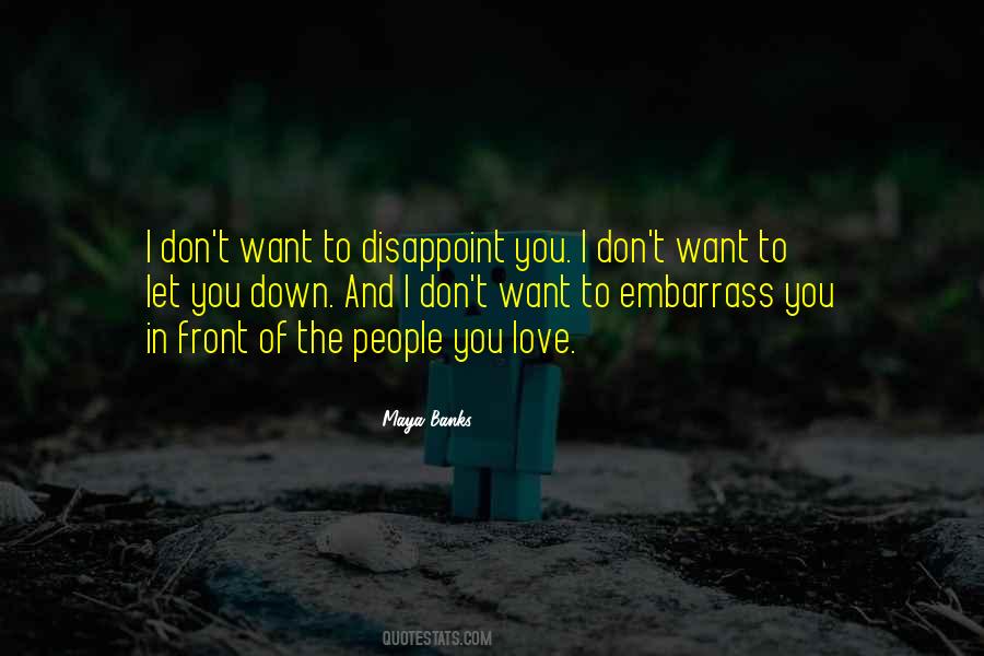 People Disappoint Quotes #689031