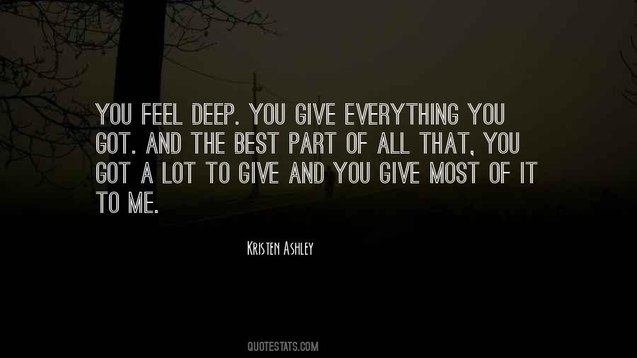 Give Everything Quotes #1736141