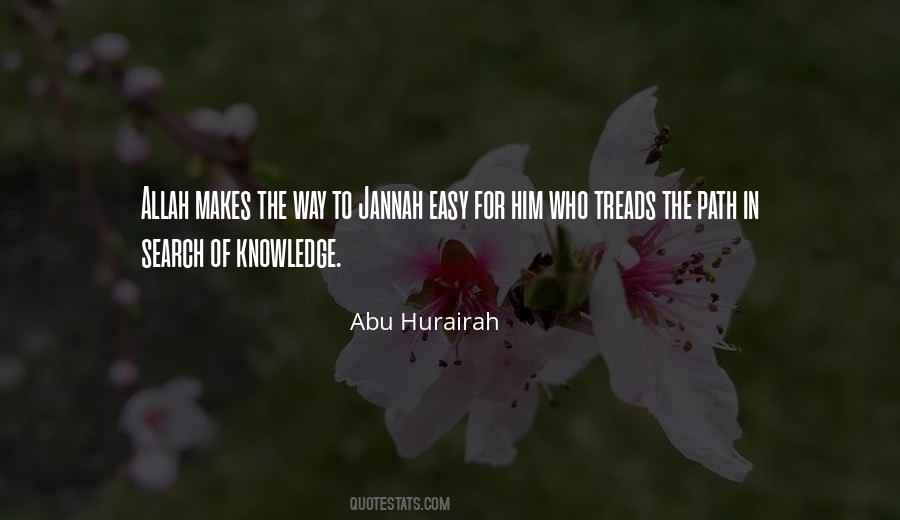 Way To Jannah Quotes #1369716