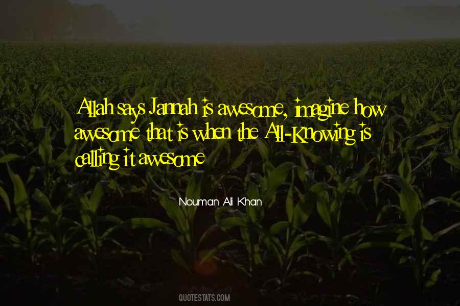 Way To Jannah Quotes #204711