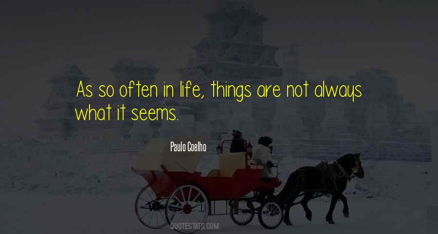 Quotes About Life Things #203004