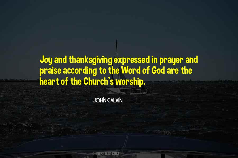 Quotes About Prayer And Thanksgiving #1070824