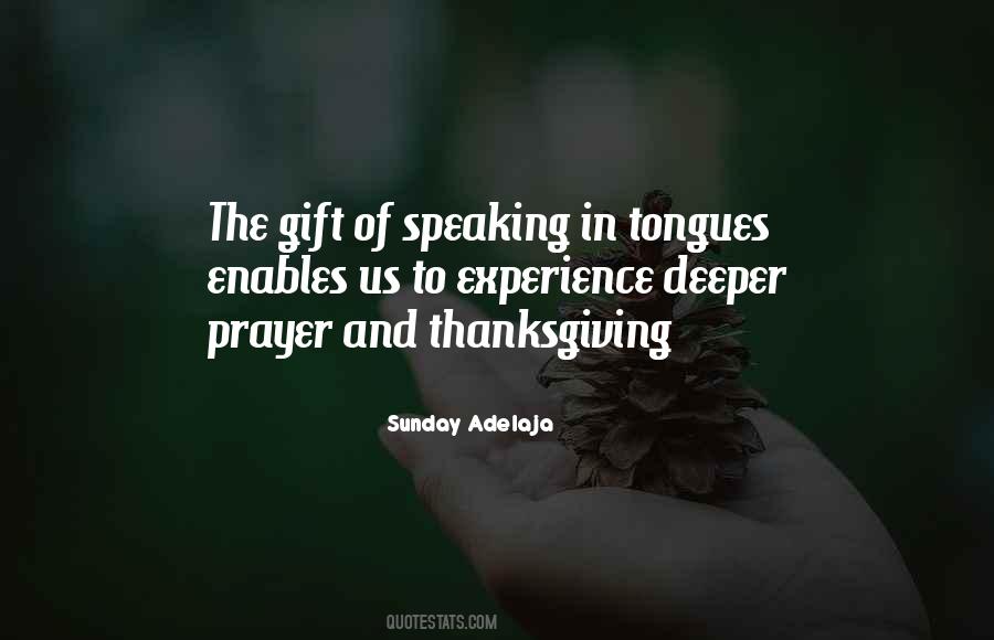 Quotes About Prayer And Thanksgiving #788359