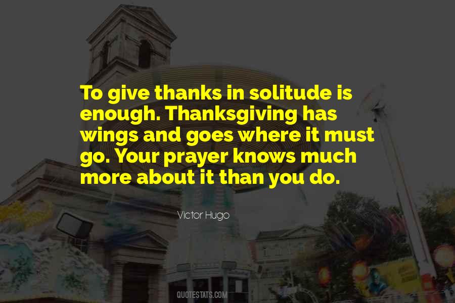 Quotes About Prayer And Thanksgiving #79510