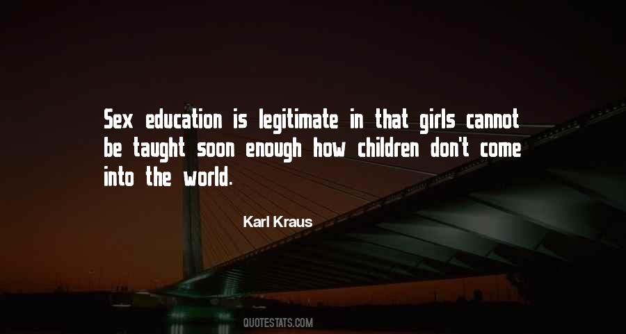 Quotes About Sex Education #1127472