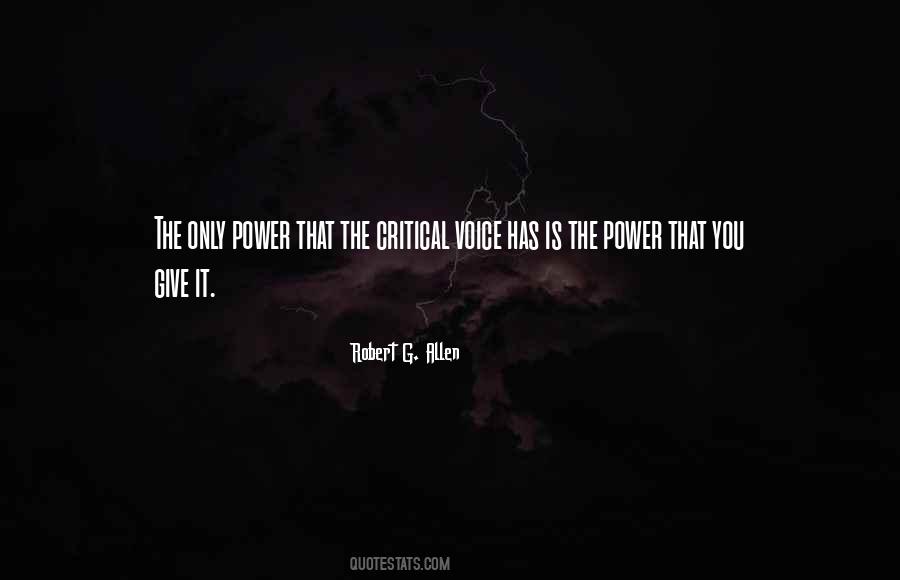 Quotes About The Power Of One Voice #285559