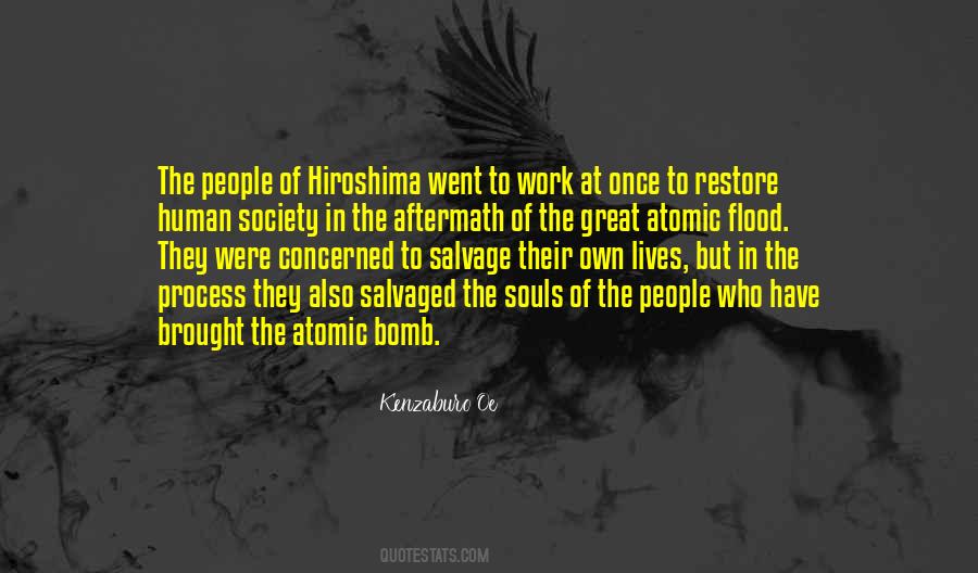 Quotes About Atomic Bomb On Hiroshima #1140292