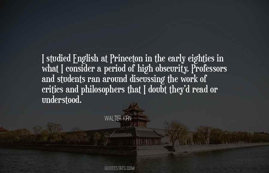Quotes About Princeton #207794