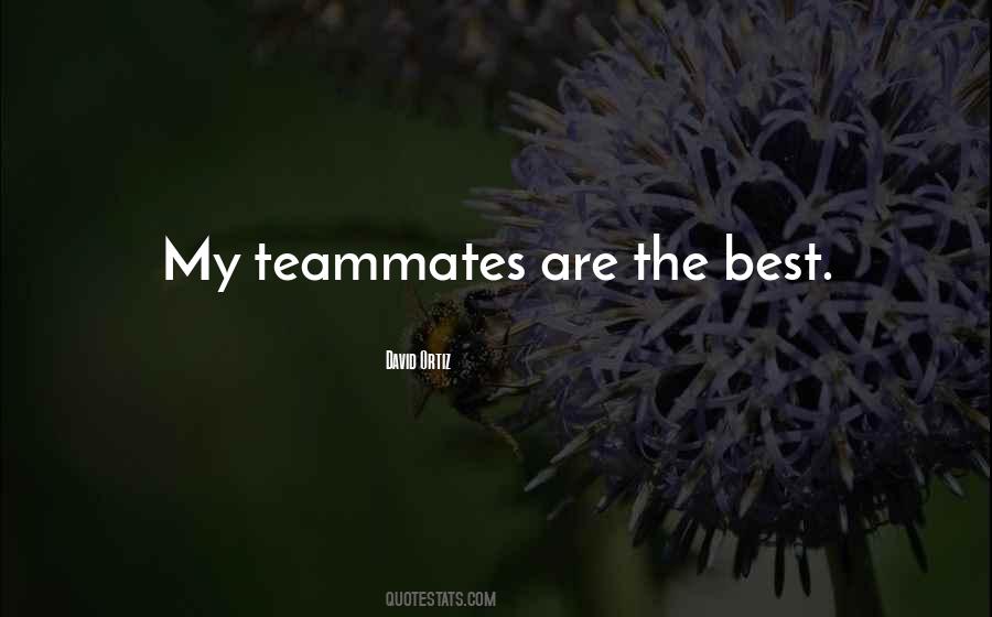 Best Teammates Quotes #1366677