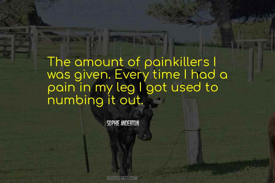 Quotes About Painkillers #1189124