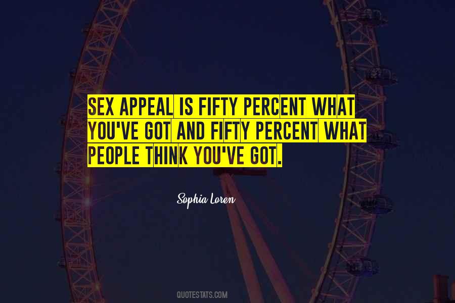 Quotes About Sex Appeal #498079
