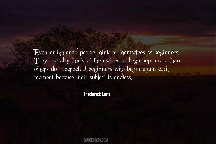 Quotes About Beginners #1106735