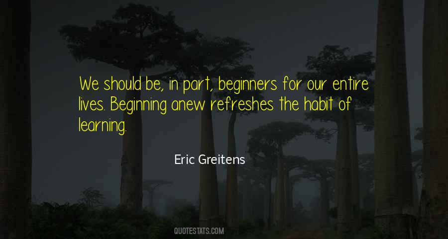 Quotes About Beginners #1469812