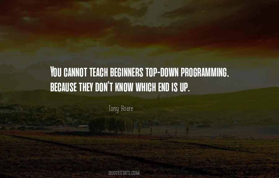 Quotes About Beginners #612421