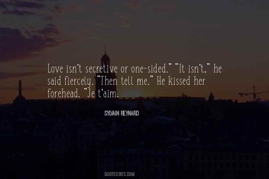 Love Is Not One Sided Quotes #790802