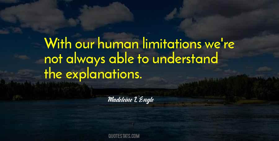 Quotes About Limitations #122837 Quotes About Limitations #122837