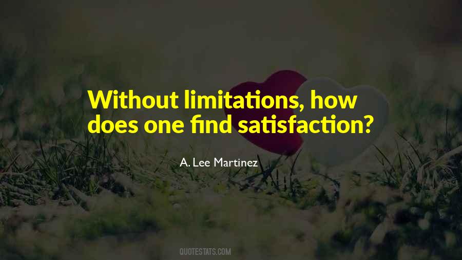 Quotes About Limitations #1394893