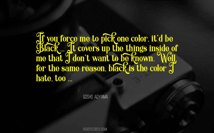 Quotes About Colour Black #932426