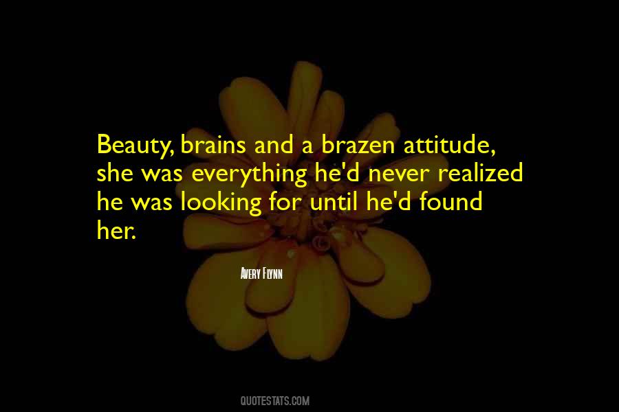 Quotes About Beauty Without Brains #1600038