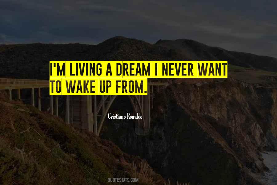 Quotes About Living A Dream #575098