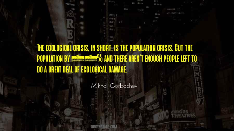 Quotes About Population Control #1034496