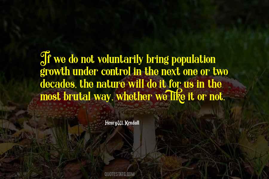 Quotes About Population Control #1218876