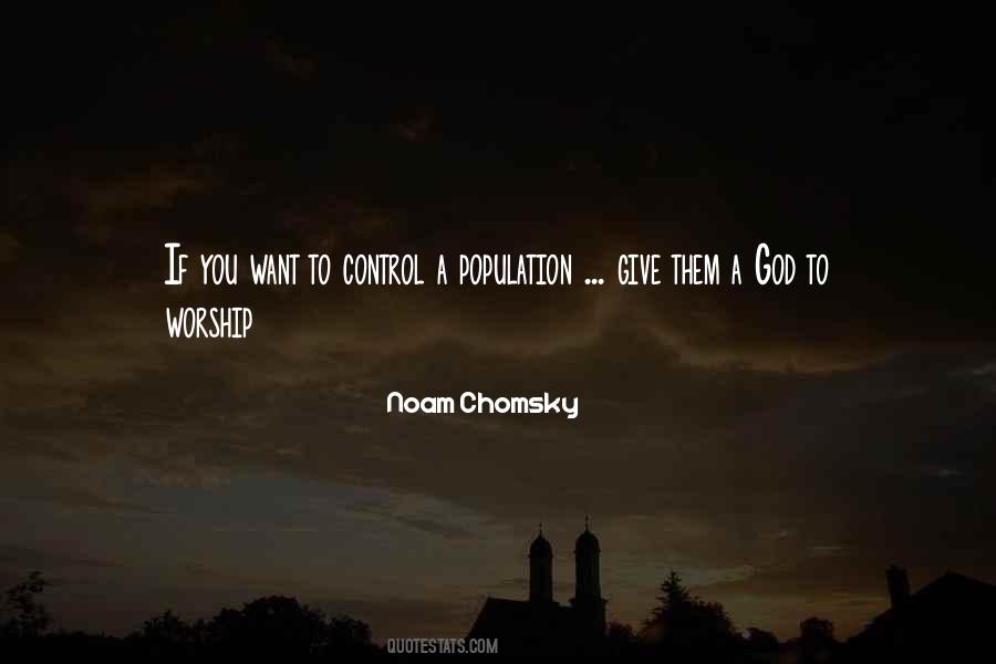 Quotes About Population Control #1231617