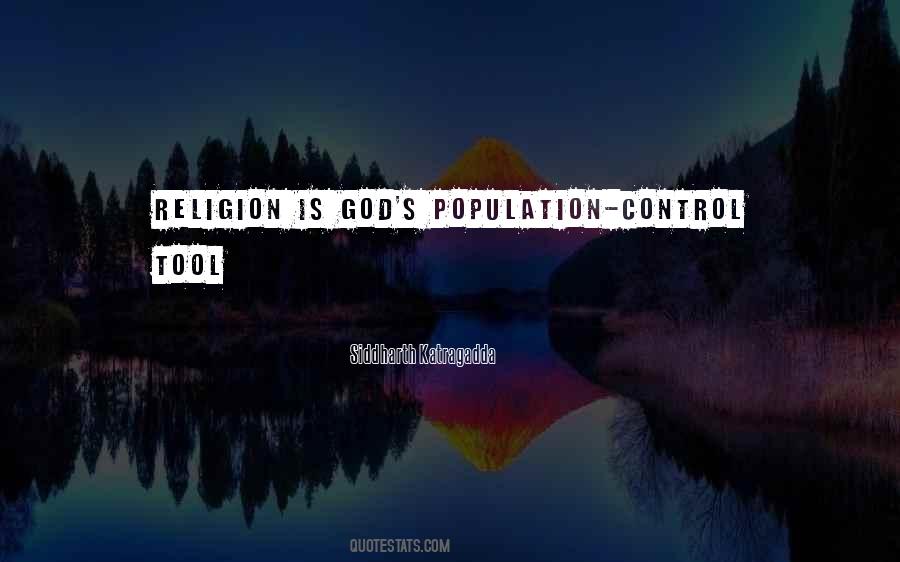 Quotes About Population Control #1652211