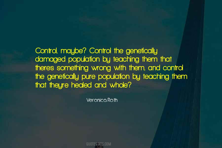 Quotes About Population Control #1828046