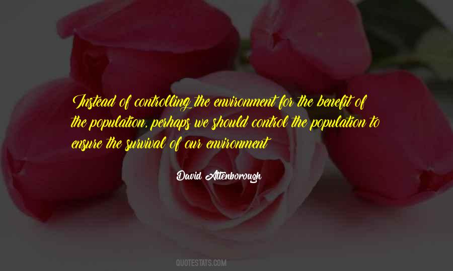 Quotes About Population Control #484220