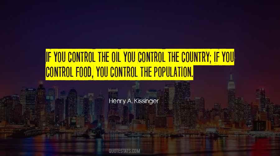 Quotes About Population Control #657698