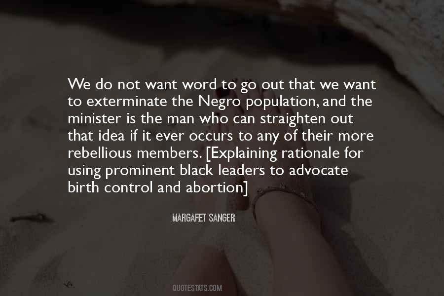 Quotes About Population Control #976313