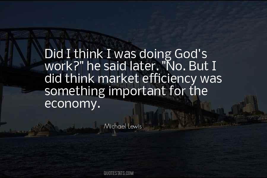 God S Economy Quotes #1110758