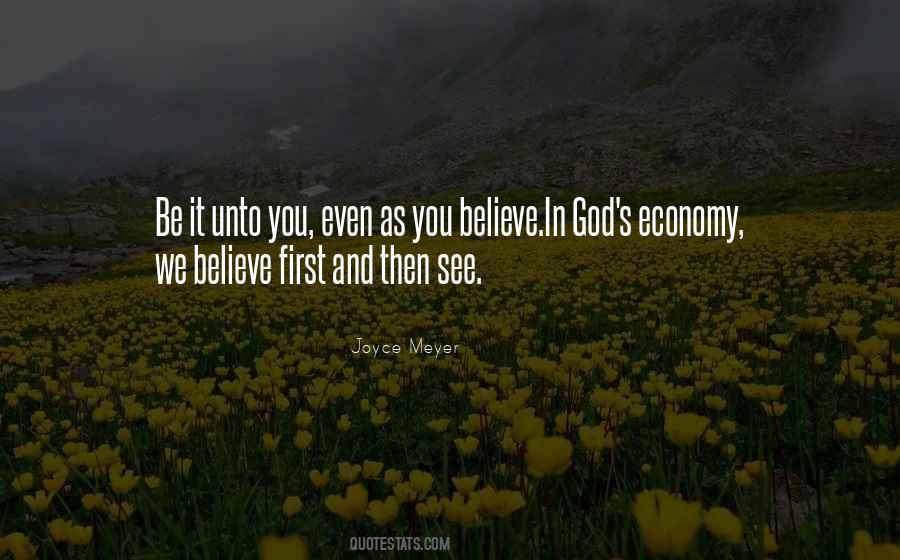 God S Economy Quotes #1435140