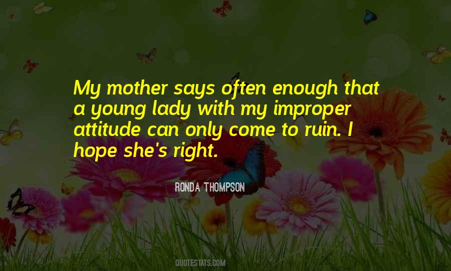 Quotes About Young Mother #485853