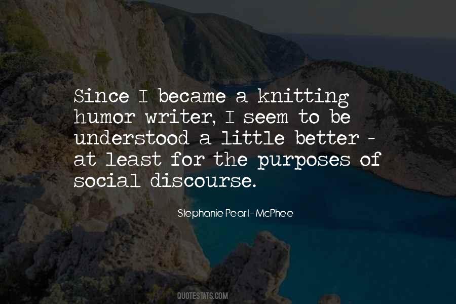 Quotes About Discourse #1230873