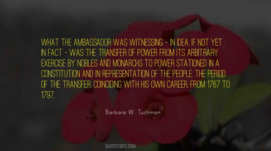 Quotes About Transfer Of Power #1626016