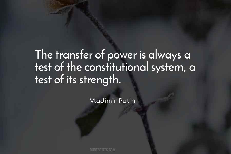 Quotes About Transfer Of Power #242015