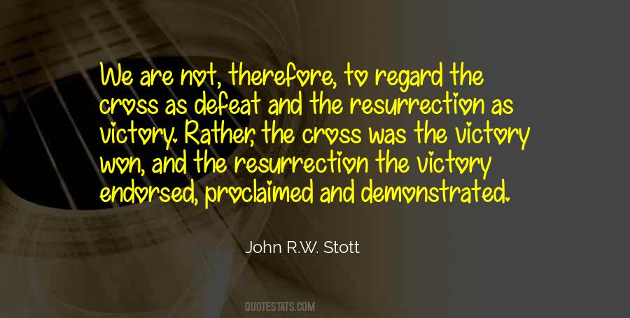 Victory Of The Cross Quotes #1335799